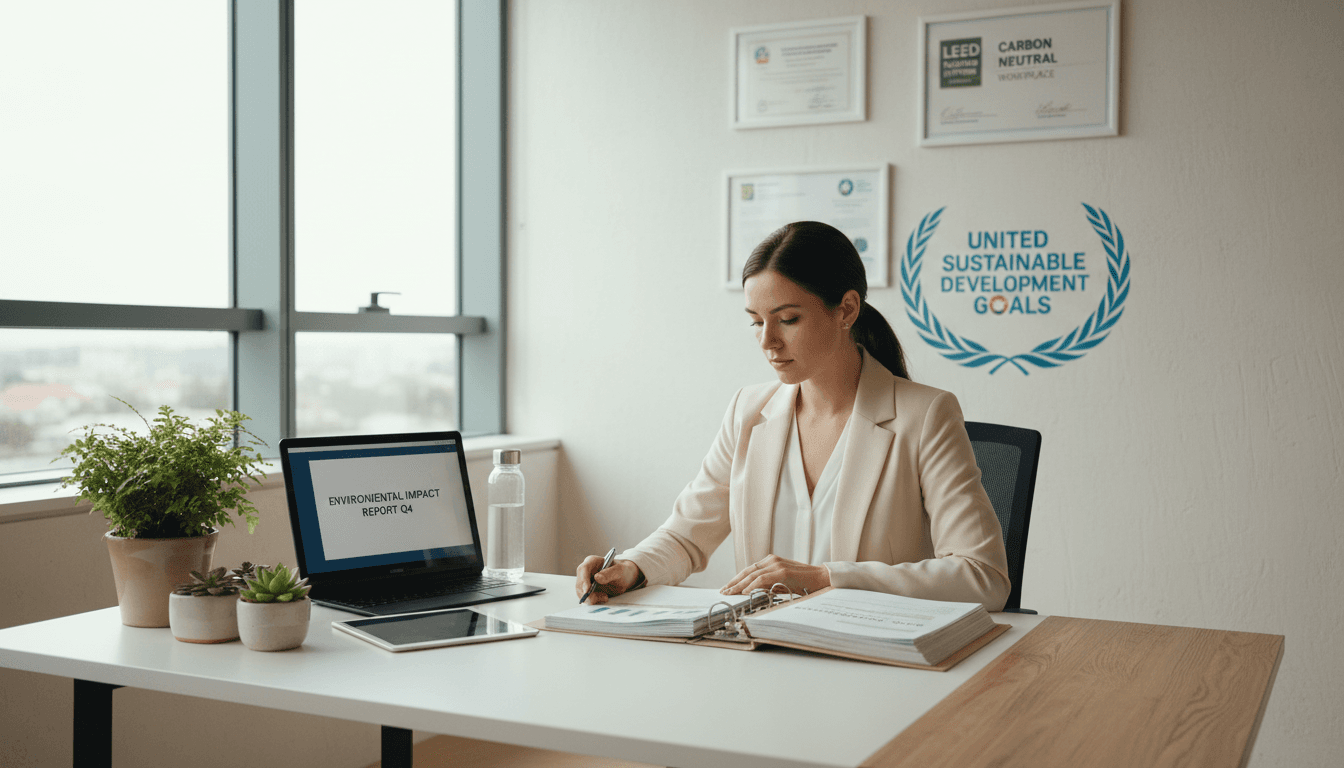Sustainability and SDG alignment planning