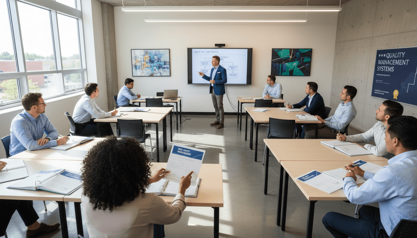 Certified training course for ISO standards